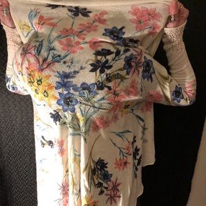 Knitted & Knotted Floral Cardigan